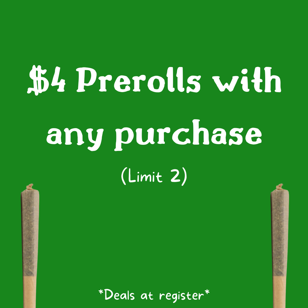Treehouse prerolls deal with any purchase