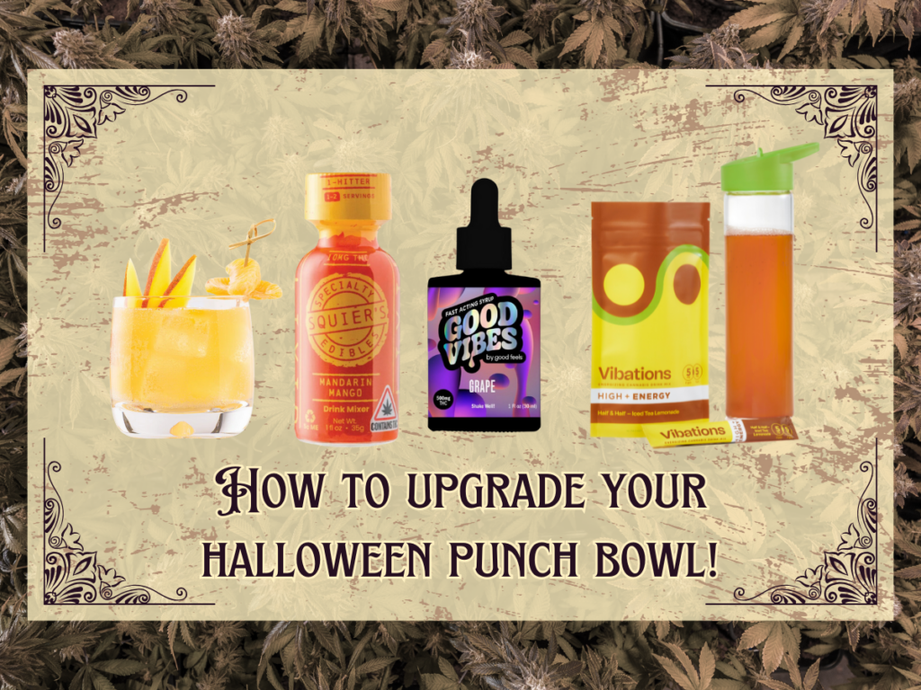 Halloween cannabis infused drinks